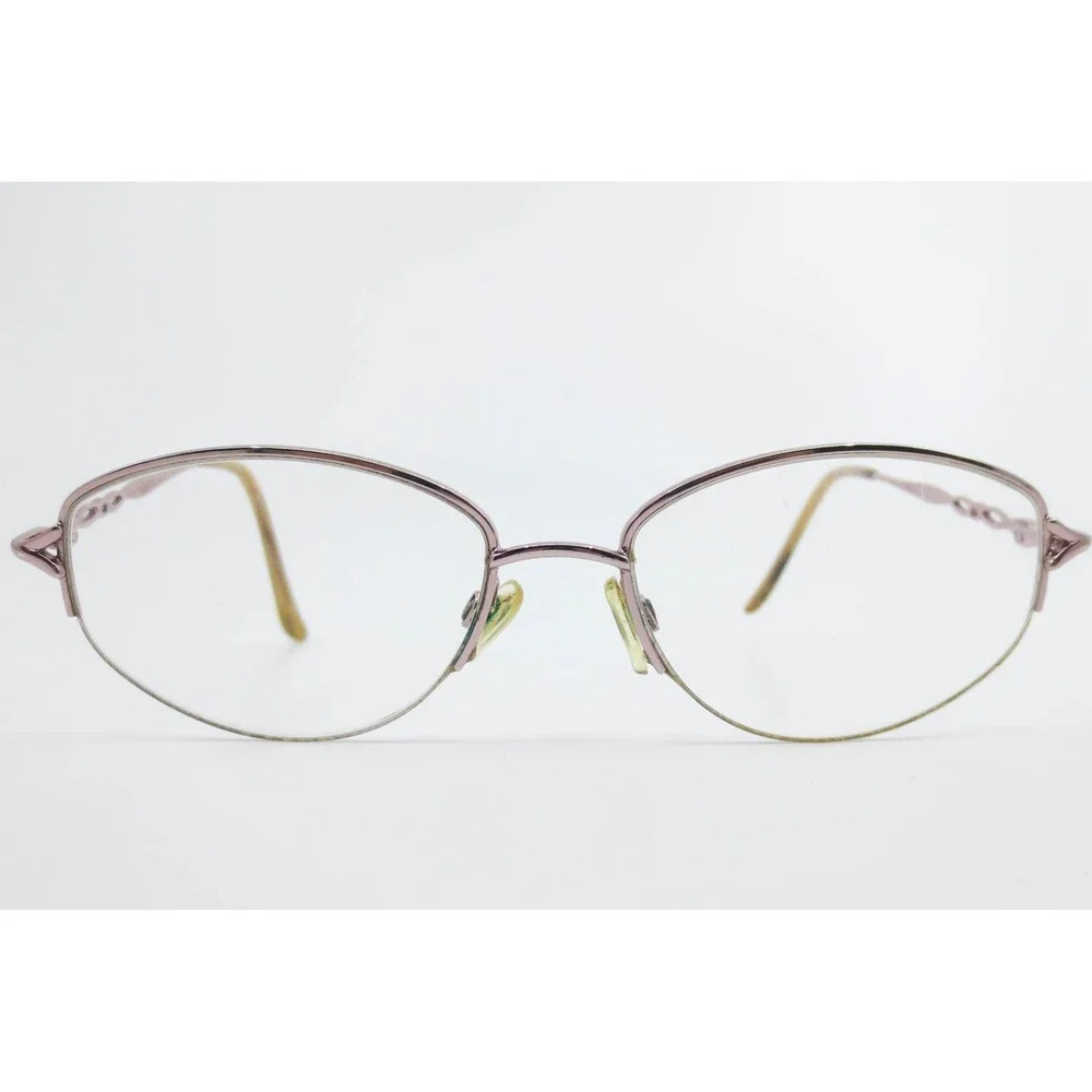 Sophia Loren M201 Zyloware Eyeglass Frames Mauve Rose Gold 52-16-135